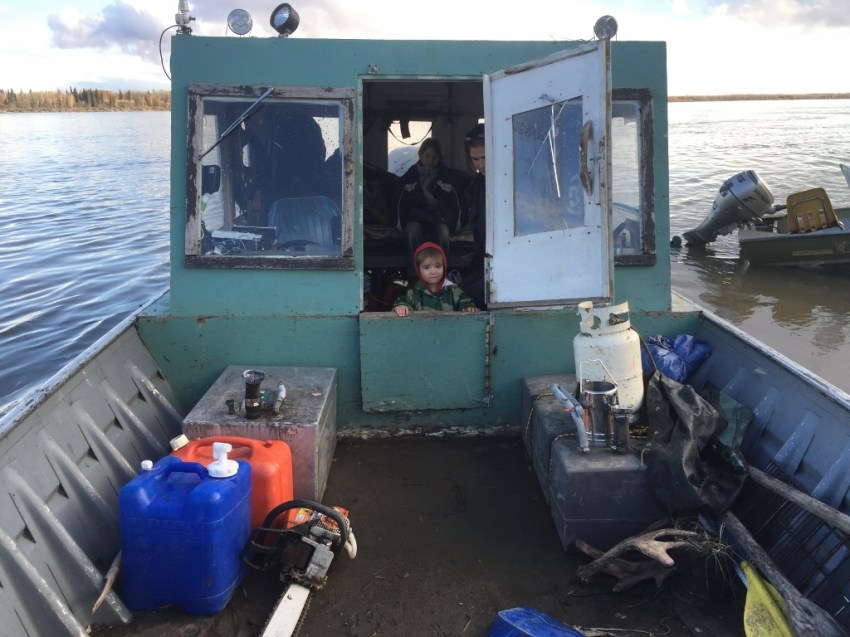 Timothy was SO excited to go for a boat ride