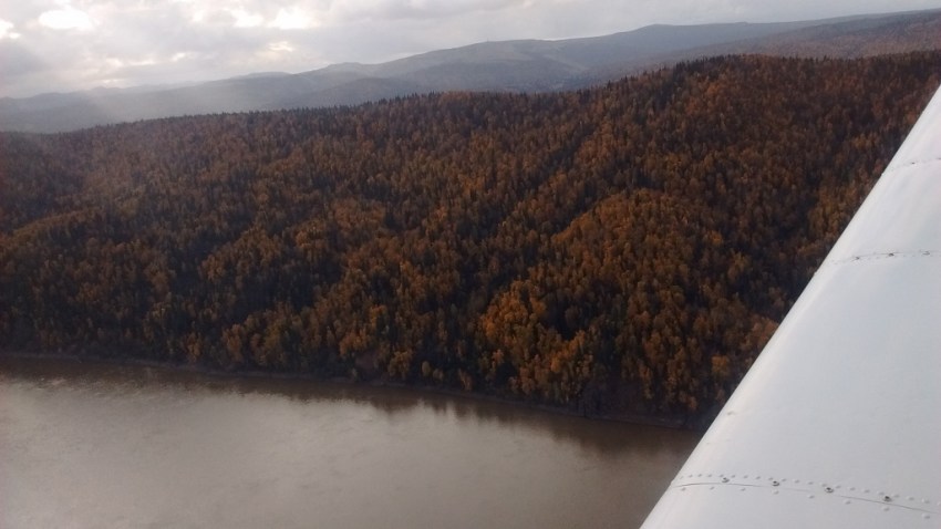 Almost to Grayling, over the Yukon River