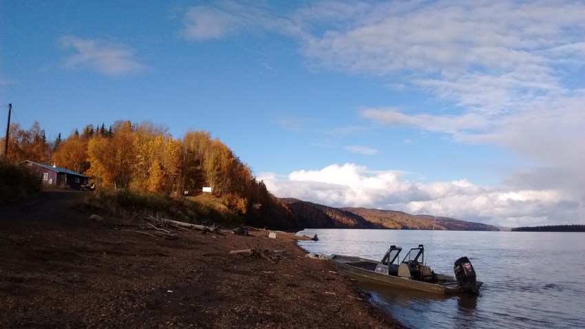 Beach scene at Grayling
