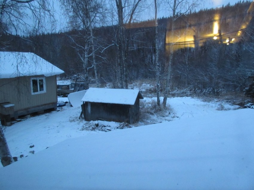 View from left window, to our neighbor's