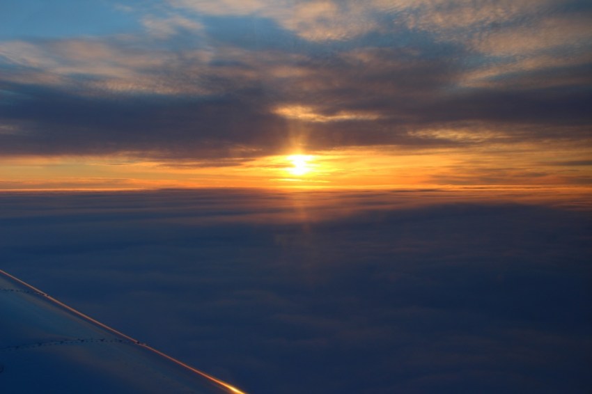 Chasing the sun as we head west to Grayling