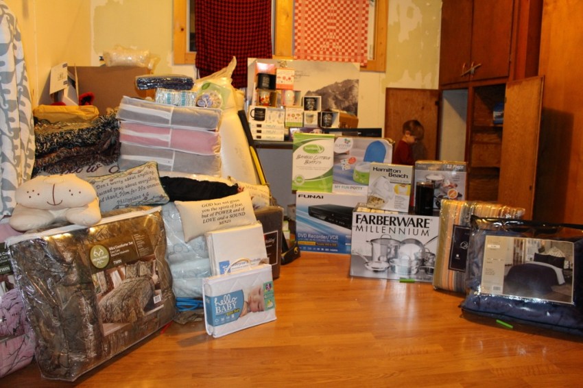 As we opened and tallied each package, we were overwhelmed by the love that was being shown to us in each thoughtful gift.